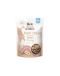 BRIT Care Raw Treat Freeze Dried Sensitive 40 g recompensa pisici cu probiotice, liofilizate