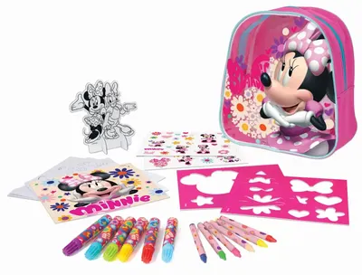 Set de desen AS Company - Minnie Mouse, cu rucsac