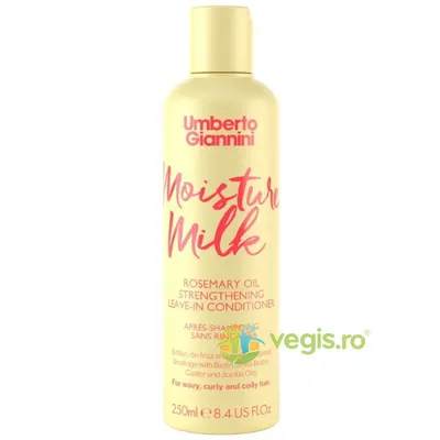 Balsam Leave-In Fortifiant cu Ulei de Rozmarin Moisture Milk Strong Curls 250ml