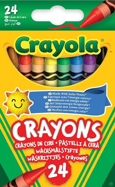 Creioane cerate Crayola - 24 culori