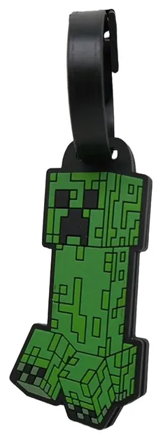 Jacob Luggage Tag - Minecraft Creeper