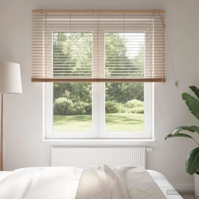 vidaXL Jaluzea venetiană Aspect Stejar 155 x 160 cm 35 mm