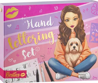 Trusă de caligrafie creativă Moxy Besties