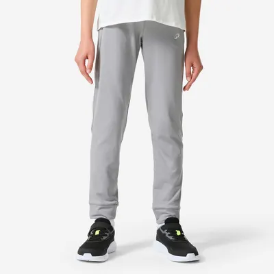 Pantalon de trening S500 Respirant și călduros Educație fizică, Gri, Copii
