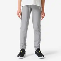 Pantalon de trening S500 Respirant și călduros Educație fizică, Gri, Copii