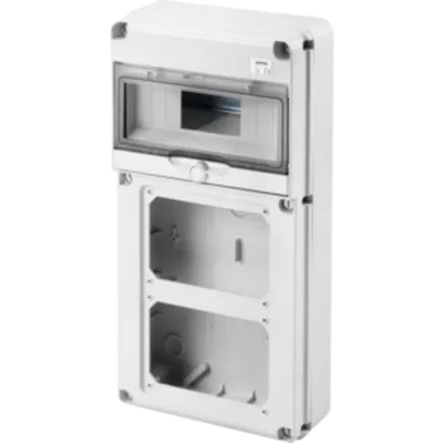 Organizator de santier Q-DIN 10 14 MODULE - 2 FLANSE IB ORIZONTALE 16 / 32A SBF - IP65