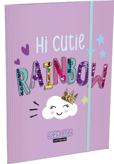 Dosar cu bandă elastică Lizzy Card Lollipop Stay Cute - A4