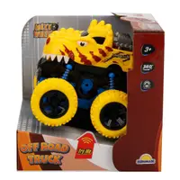 Masina Off Road, Maxx Wheels, Speed Dinosaur, Galben