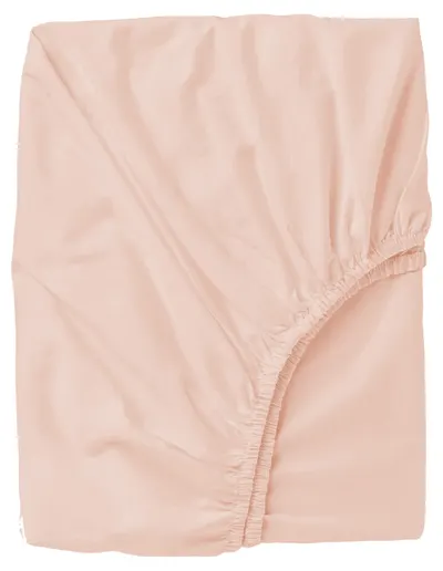 Cearșaf pentru bebeluși cu elastic Bimbidreams - Bambu Bam, 50 x 80 cm, Pink