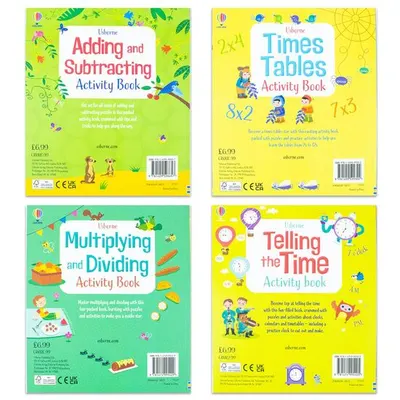 Maths Activity Set 4 Books Collection Set