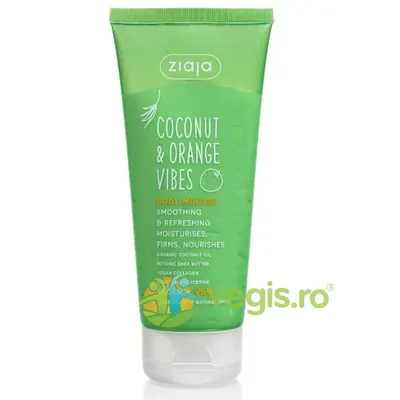 Crema de Corp Mousse Catifelanta si Revigoranta Coconut & Orange Vibes 200ml