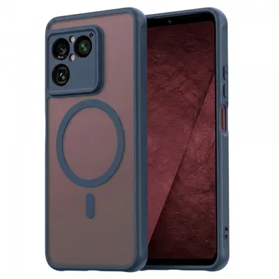 Husa MagSafe pentru Sony Xperia 1 VIII, Techsuit, HaloFrost II, Bleumarin