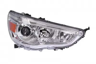 Far Dreapta (H11 HB3, electric, fara motoras, culoare insert: cromat, culoare semnalizator: galben) potrivit MITSUBISHI ASX