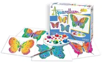 Set de colorat cu acuarele Sentosphere Aquarellum Junior - Fluturi