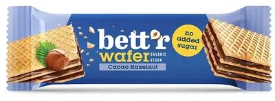 Bett'r Bio vafă, alune și cacao, 30 g