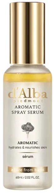 D'Alba White Truffle Ser spray aromatic pentru față, 60 ml