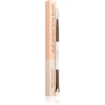 BrushArt Basic Dual-ended brow brush perie de sprâncene cu două capete 1 buc