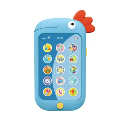 Telefon pentru bebelusi cu lumini si sunete - Albastru