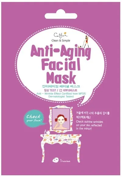 Cettua Mască folie de față anti-îmbătrânire Anti-Aging, 1 buc