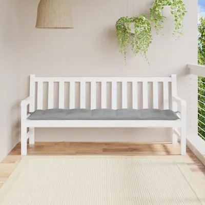 Gossi perna banca de gradina, gri, 180x50x7 cm, material oxford