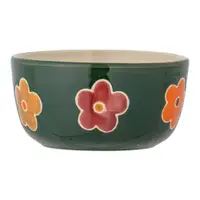 Bol pentru copii verde închis din gresie ø 12 cm Addy – Bloomingville Mini