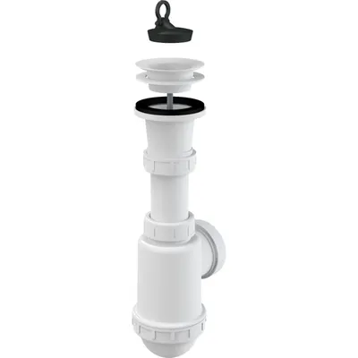 Sifon chiuvetă cu ventil sită din plastic DN70, A442-DN50/40