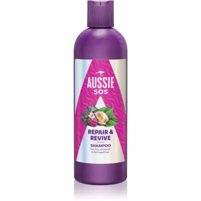 Aussie SOS Repair & Revive sampon hranitor pentru par si scalp deteriorat 500 ml