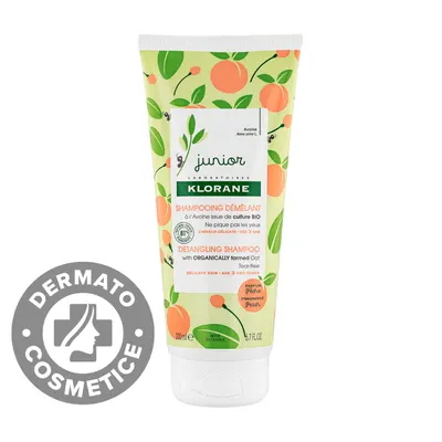 Sampon cu aroma de piersica, 200ml, Klorane Junior