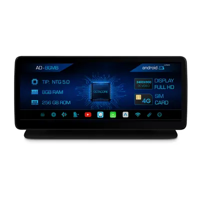 Navigatie Mercedes Benz CLS W218 (2014-2017), NTG 5.0, Android, MB-Octacore, 8GB RAM + 256GB ROM, 12.3 Inch - AD-BGMB1200850+AD-BGRKITMB012