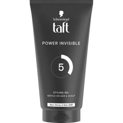 Gel de Par Taft Power Invisible pentru Fixare Mega Puternica, 150 ml