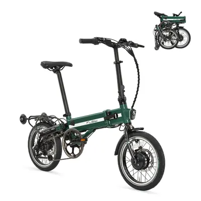 Bicicleta electrică pliabilă Flebi Supra 4.0 British Green | Roți 16” | 70km