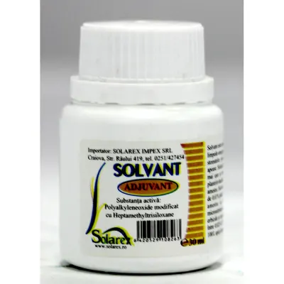 Solvant 30 ml, adjuvant, Solarex, imbunatateste absortia substantelor de catre planta, se utilizeaza impreuna cu fungicide, insecticide sau erbicide - Default Title
