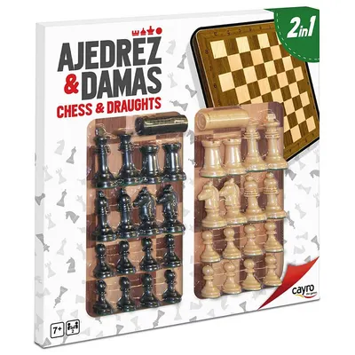 Set șah și dame Cayro – 40 х 40 cm