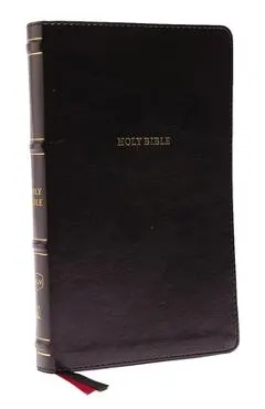 Nkjv, Thinline Bible, Leathersoft, Black, Red Letter Edition, Comfort Print: Holy Bible, New King James Version