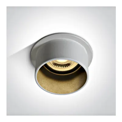 Zily D9 GU10 50W 220-240V IP20 alb-negru