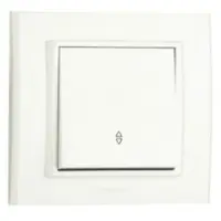 Intrerupator cu Revenire ST Grano Ovivo OV00003, 16A, 250V, IP20, Nat alb