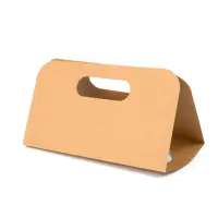 Suport kraft cu mâner pentru două pahare 24x39.5cm (set 50 buc) - Default Title
