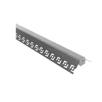 Profil aluminiu rigips colt extern pentru banda LED capac terminal cu gaura