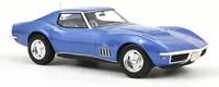 Model colecționabil NOREV Retro: Automobile - Chevrolet Corvette Coupe (Le Mans Blue) (1969)
