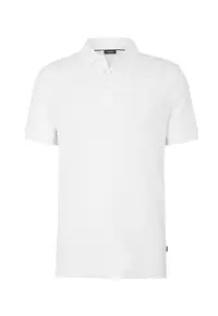 Tricou oversize cu material texturat și decupaj lateral 30036084 - Alb