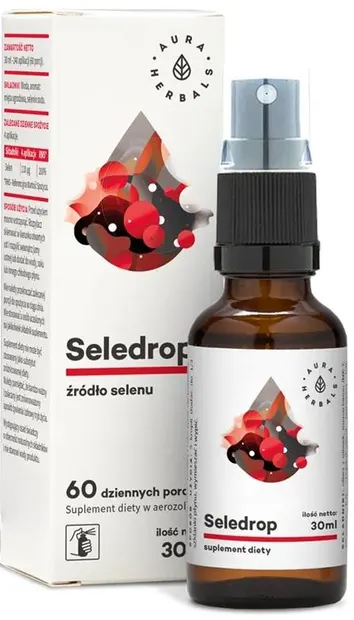 Seledrop Seleniu Spray oral, 30 ml, Aura Herbals