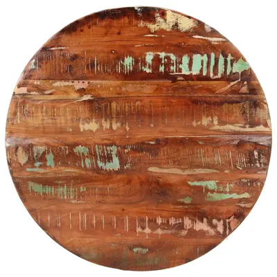 vidaXL Blat de masă rotund, Ø 80x1,5 cm, lemn masiv reciclat