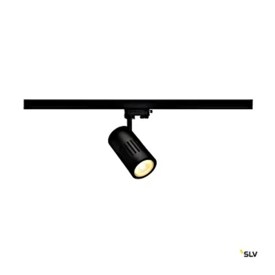 STRUCTEC LED 30W,rotund, negru, 3000K, 60°,incl. 3P-Adaptor