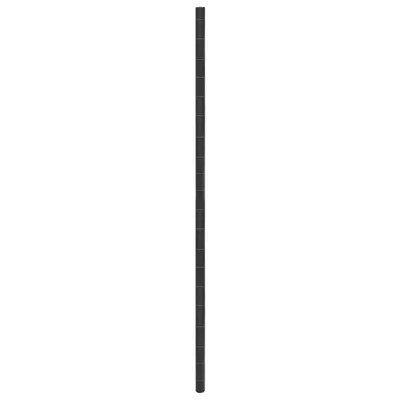 vidaXL Membrană antiburuieni, negru, 4x100 m, PP