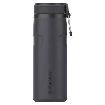 Termos negru din oțel inoxidabil 470 ml IceFlow™ Bottle Twist Flip Black – Stanley