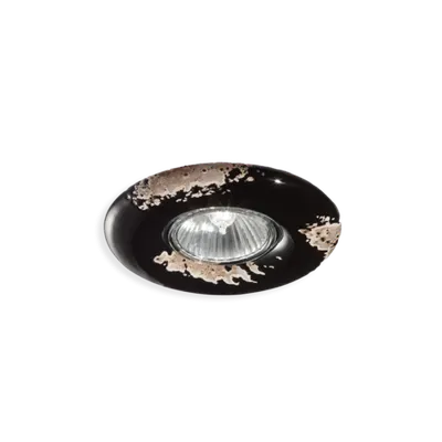 Faretto a Incasso Gu10 / Spot Light Retro Vintage Finish Vin - Vintage Nero C481