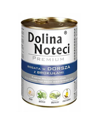 DOLINA NOTECI Premium cu cod și broccoli 400g