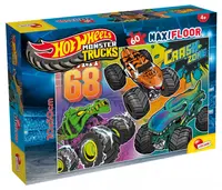 Puzzle pentru podea Lisciani de 60 piese XXL - Hot Wheels