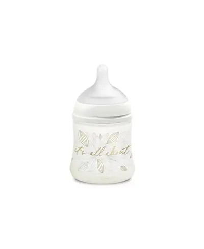Biberon 150 ml tetina fiziologica SX Pro cu debit lent Premium gri gold