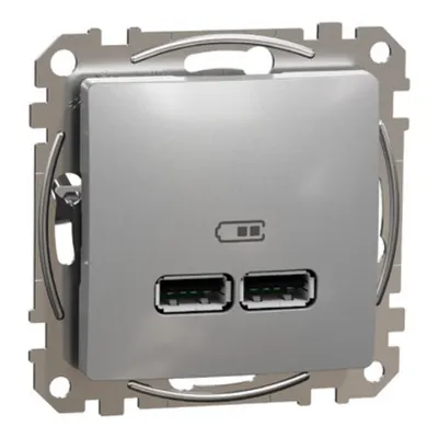Sedna Design, Priza incarcare USB A+A 2.1A aluminiu